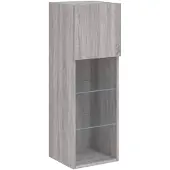 vidaXL Tv-meubel met LED-verlichting 30,5x30x90 cm grijs sonoma eiken