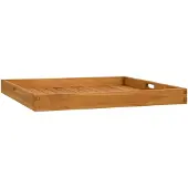 vidaXL Dienblad 70x70 cm massief teakhout