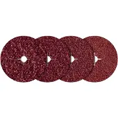 Wolfcraft 2455000 Schuurpapier voor schuurschijf Ongeperforeerd Korrelgrootte (num) 24, 40, 60, 100 (Ø) 125 mm 20 stuk(s)