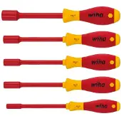 Wiha 322 K5 SoftFinish Electric Zeskantdopsleutelset - 5 Delig