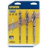 Irwin 10507720 Houtborenset Blue Groove Power 3-delig – 14/16/18 mm in Koffer