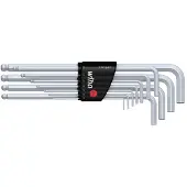 Wiha Inbus Haakse schroevendraaierset 1.5 mm, 2 mm, 2.5 mm, 3 mm, 4 mm, 5 mm, 6 mm, 7 mm, 8 mm, 9 mm, 10 mm 11-delig