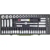 Proxxon Industrial 23112 Dopsleutelset Metrisch 3/8 (10 mm) 65-delig
