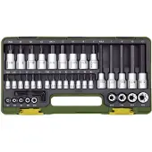 Proxxon 23290 Dopsleutel-bitinzetset 1/2, 1/4 42-delig