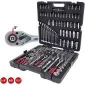 Ks Tools CHROMEplus - Werkzeugset - 216 Stücke 918.0216 Dopsleutelset 216-delig