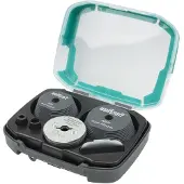 Wolfcraft - Set hulpstukken voor het vergroten van gaten 3-delig - 5953000