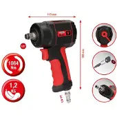 Ks Tools 515.1315 515.1315 Pneumatische slagmoersleutel Draaimoment (max.): 488 Nm
