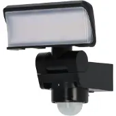 Brennenstuhl LED-spot WS 2050 SP, 1680 lumen, IP44, bewegingsmelder, draaibaar, zwart, UV-bestendige behuizing