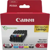 Canon Pgi-550xl/cli-551 Bcmy Multicolor