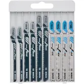 Bosch 2607010630 Set decoupeerzagen Basic for Wood and Metal, 10-delig 1 set(s)