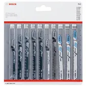 Bosch Professional 10-delige Decoupeerzaagbladenset (universeel)