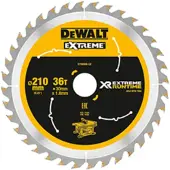 DeWalt Zaagblad - - DT99566 - Geoptimaliseerd voor draadloos XR FlexVolt - 3e generatie carbide - Voor cirkelzaag/afkortzaag