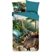 Pure kinderdekbedovertrek Prehistory Dino - microvezel