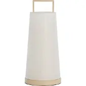 Light & Living Japandi tafellamp Fyon Ø 20cm crème met wit