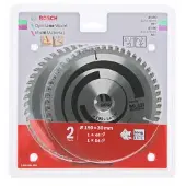 Bosch Professional Optiline Hout-/multimateriaal Cirkelzaagblad 190x30 Mm 2 Eenheden