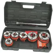 BRÜDER MANNESMANN 530-9 9-delige Draadsnijset - 1/4"-1 1/4"