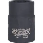 Ks Tools 150.1702 3/4 12-kant aandrijfaskrachtsteekvoet, 24 mm