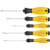 Wiha 302ESDHK501 Schroevendraaierset SoftFinish ESD sleufkop, Phillips 5-delig - 27252