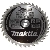 Makita Cirkelzaagblad voor Hout | Specialized: Accu | Ø 136mm Asgat 10mm 36T - B-32948