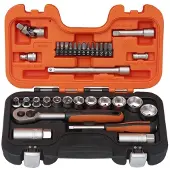 Bahco S330AF 34-delige Doppenset in koffer - 3/8" - Inch / Imperial