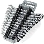 Wiha 44665 Ring-steeksleutelset 12-delig Sleutelbreedte (metrisch) 8 - 19 mm