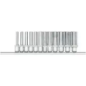 Gedore R41008012 3300021 Dopsleutelinzetset Metrisch 1/4 (6.3 mm) 12-delig