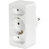 Hama 223215 Stopcontactadapter 3v Wit