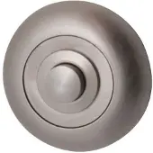 Hardbrass Beldrukker Kira rond - PVD Inox