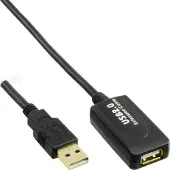 Microconnect actieve USB naar USB verlengkabel - USB2.0 - tot 0,5A - 20 meter