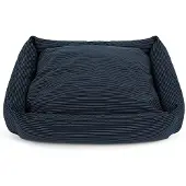 Fossflakes - PetBed Medium 70x90 Navy Pinstripe - (PET-BED-070-090-103)