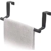 TATKRAFT HORIZON Zwart - RVS Kastdeur Handdoekrek 1-pack