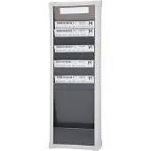 Eichner Kaarten-sorteerbord 9219 serie, ideaal voor A4, 1 kolom, H 750 x B 260 mm