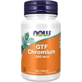 Now VoedingssupplementenNOW Foods Gtf Chromium Chrom Gtf 200 Mcg (100 tabletten) 3840