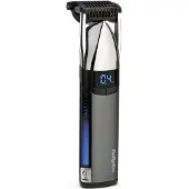 BaByliss Super-X Metal S996E Baardtrimmer - Japans Staal Mes - 0.4mm-5.0mm haarlengte - Digitaal Scherm - Meebewegende Kop