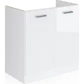 Vicco R-Line Wastafelkast – 80 cm zonder werkblad Wit Hoogglans
