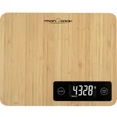 ProfiCook PC-KW 1271 Bambus Keukenweegschaal Digitaal Weegbereik (max.)=5 kg Bamboe 240 x 190 x 23