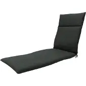 Madison Ligbedkussen Recycled Canvas Dark Grey (190 x 60 cm)