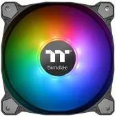 Thermaltake 3x Pure 14 ARGB Sync PC-ventilator Zwart, RGB (b x h x d) 140 x 140 x 25 mm Incl. LED-verlichting