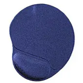 Gembird Muismat met gel polssteun, blauw