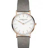 Liebeskind berlin Analoog horloge 'New Case' rose-goud / grijs
