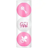 Legend Golfballen Gift Set It's a Girl 3 Ballen