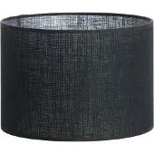Light & Living Cilinder lampenkap Sendai - Zwart - Ø30x21cm - Modern