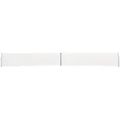 vidaXL Tuinscherm uittrekbaar 170x1200 cm crème