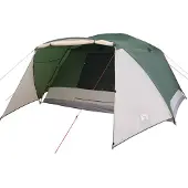 vidaXL Tent met luifel 4-persoons waterdicht groen