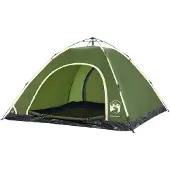vidaXL Tent 5-persoons snelontgrendeling groen
