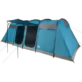 vidaXL Tunneltent 10-persoons waterdicht blauw