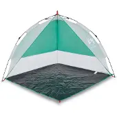 vidaXL strandtent waterdicht snelontgrendeling zeegroen