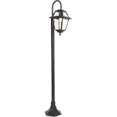 QAZQA Klassieke buiten lantaarn zwart 135 cm IP44 - Berta