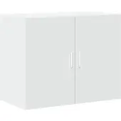 vidaXL Wandkast 80x42,5x64 cm bewerkt hout wit