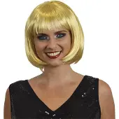 Witbaard Bobline pruik blond